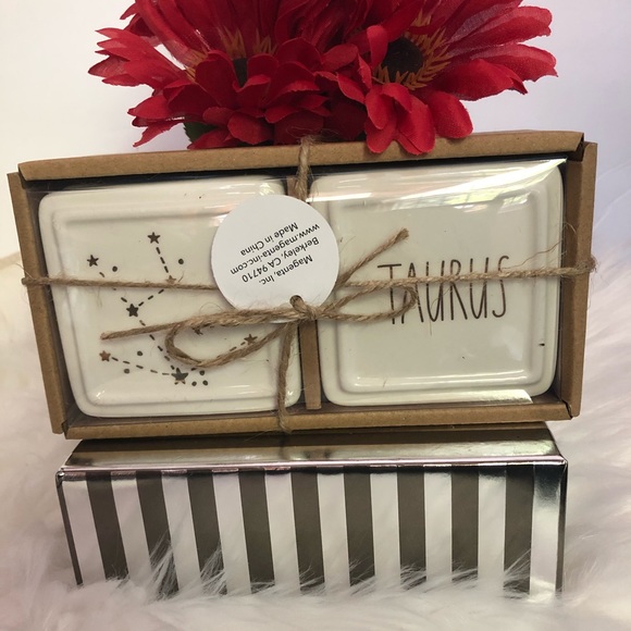 Rae Dunn Taurus ♉️ Trinket Box Set - Picture 2 of 4